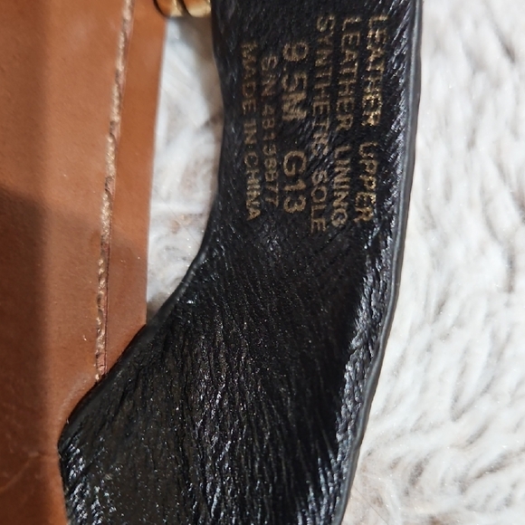 Tory Burch Black and Brown Leather Sandals - Picture 3 of 4